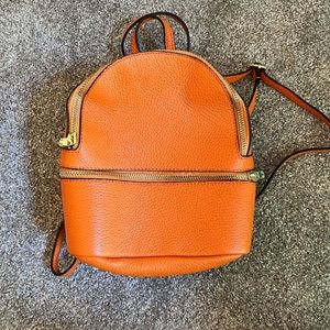 Croatia made orange mini backpack